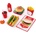 HaPe International Комплект продукти Hape - Бързо хранене. от дърво (H3160)
