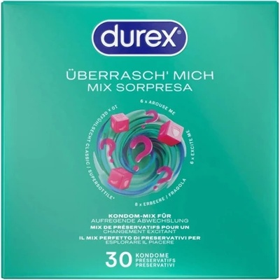 Durex 30 бр. Различни видове презервативи Durex Surprise Mix