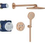GROHE Душ система Grohtherm SmartControl, с 3 извода, цвят - мед (34863DL0)
