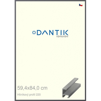 DANTIK rám na obraz 59,4x84 Ocelová