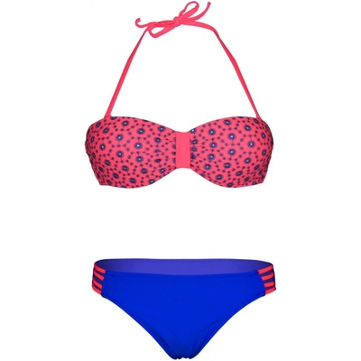 Jordi Bandeau bikiny vystužené s kosticou S868 žiarivá ružová