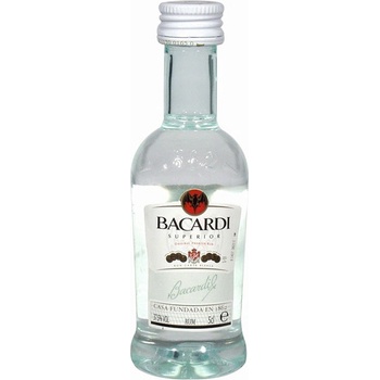 Bacardi Carta Blanca 40% 0,05 l (čistá fľaša)