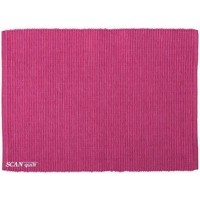 SCANquilt prostírání Rib sytě růžová prostírání 30x45cm