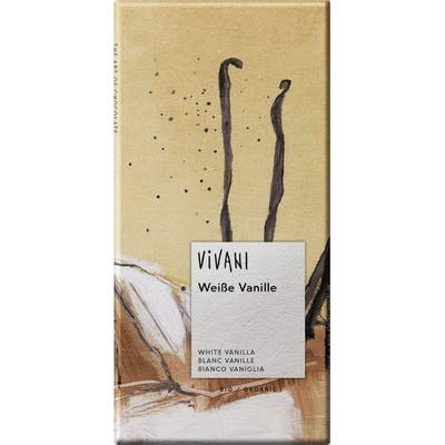 Vivani Biela čokoláda s vanilkou 80 g
