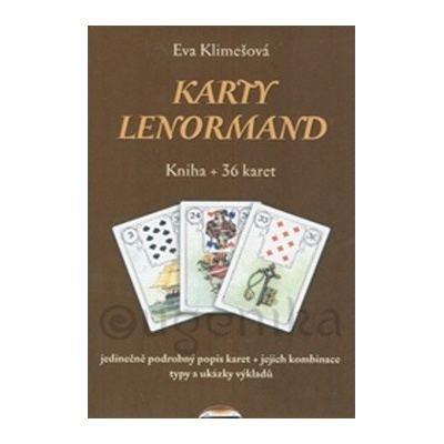 Karty Lenormand -- Kniha + 36 karet - Klimešová Eva