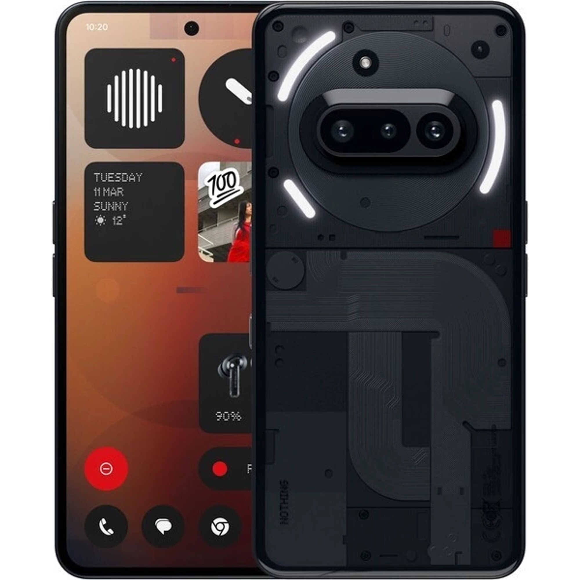 Nothing Phone (3a) v černé barvě