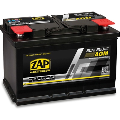 ZAP Start-Stop AGM 12V 80Ah 800A 580 02