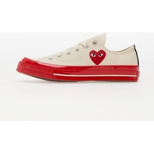 Converse x Comme des Garcons PLAY Chuck Taylor 70 Low Top Red Sole White