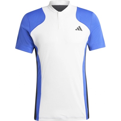adidas Мъжка блуза с яка Adidas Tennis Pro HEAT. RDY FreeLift Polo Shirt Mens - Wht/Blu/Blk