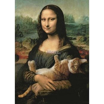 Trefl Mona Lisa and Purring Kitty 500 dielov