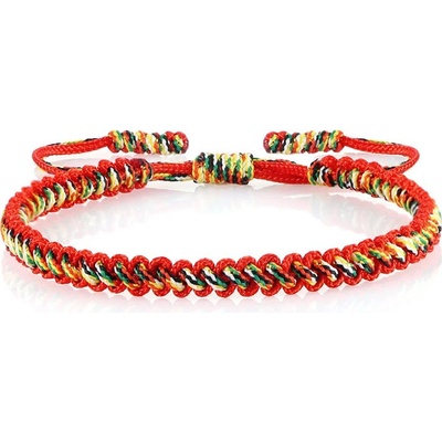 BudNej tibetský náramek pro štěstí červený MN1924