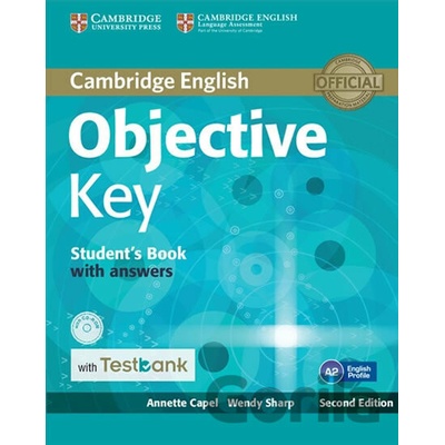 Objective Key Student's Book with Answers with CDROM with Testbank Capel Annette