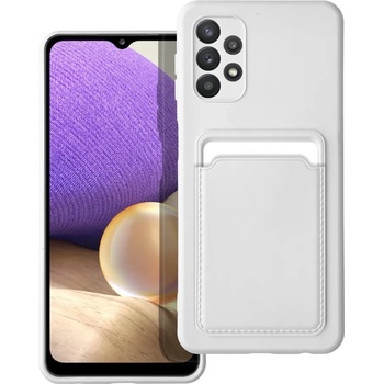 Pouzdro Silicone CARD case / s přihrádkou Samsung Galaxy A52 4G/5G, A52s 5G, bílé