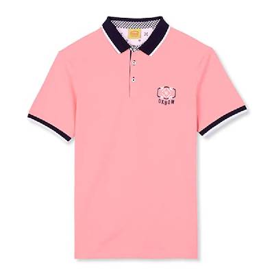 Nachem short sleeve polo - Pink (Rose)
