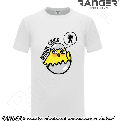 Ranger tričko motív Notary Chick 1 biela