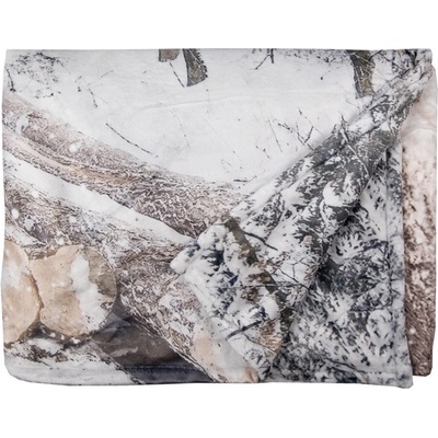 Clayre & Eef Zimní plyšový pléd s jelenem Deer 130x170
