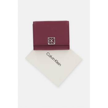 Calvin Klein портфейл RFID дамски от кожа (LV04F1128G)