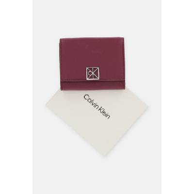 Calvin Klein портфейл RFID дамски от кожа (LV04F1128G)