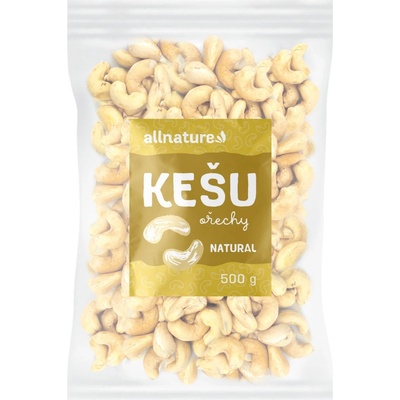 Allnature Kešu jádra 500 g – Zboží Dáma