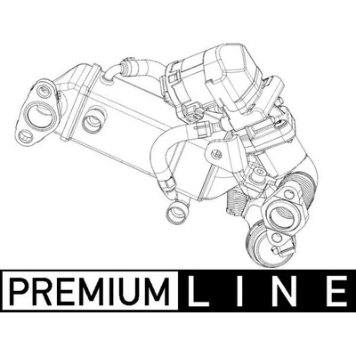 Chladič pre recirkuláciu plynov MAHLE CE 10 000P