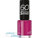 Rimmel London 60 Seconds Super Shine Nail Polish 323 Funtime Fuchsia 8 ml