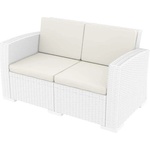 Bogdan Furniture Am Канапе 2-ка Monako, бял с възглавнички