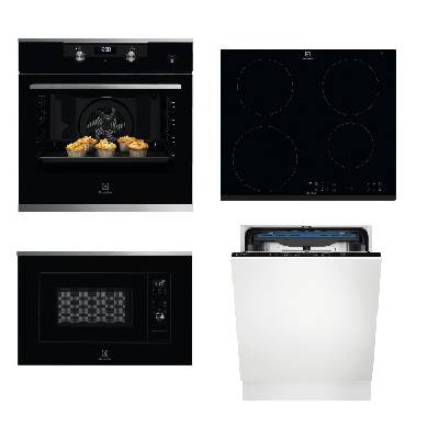Set Electrolux KODEH70X + LIR60433 + LMS2203EMX + EES48200L