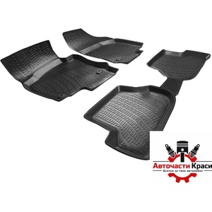 Rizline Гумени стелки RizLine съвместими с Volkswagen Golf VI 2008-2013 (511404) - avtochastikrasi