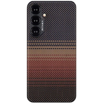 PITAKA Magsafe Калъф за Samsung S24, Pitaka MagEZ 4 Case, Кафяв (FS2401)