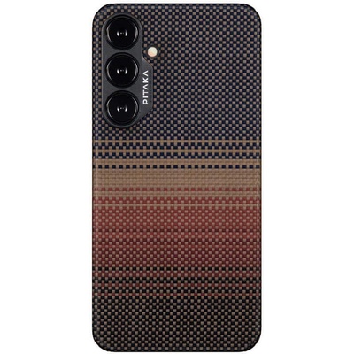 PITAKA Magsafe Калъф за Samsung S24, Pitaka MagEZ 4 Case, Кафяв (FS2401)