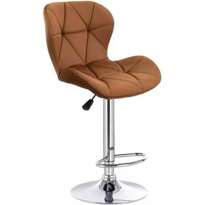 LuxuryForm Design Livio Velur na striebornom tanieri hnedá