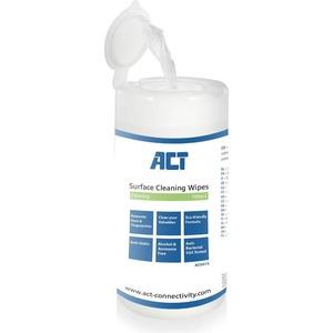ACT Почистващи кърпи act ac9515, За клавиатури, lcd монитори, 100 бр (ac9515) - caretech