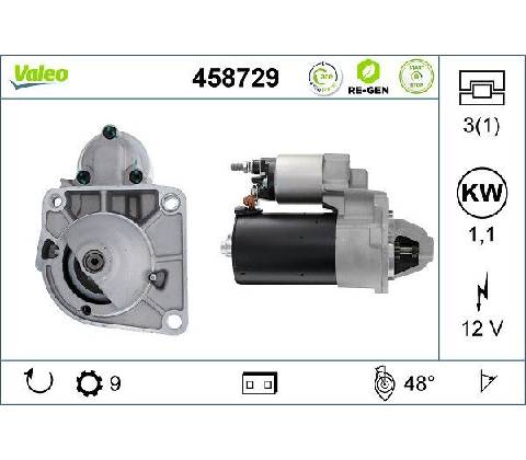 Startér VALEO 458729