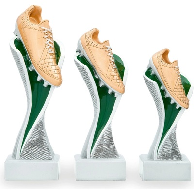 Trofej s kopačkou výška 14 cm vícebarevná