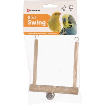Flamingo Swing Small - Люлка за птици със звънче, 13/12 см
