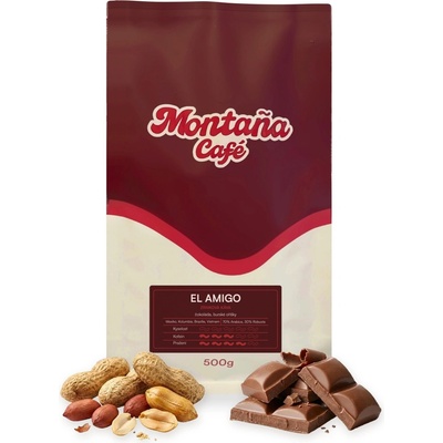 Café Montaña espresso směs 70÷30 mletá Turecká káva 0,5 kg