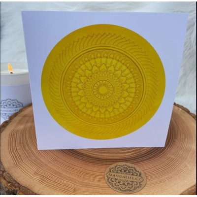 Mandalové přáníčko – Mandala SLUNCE