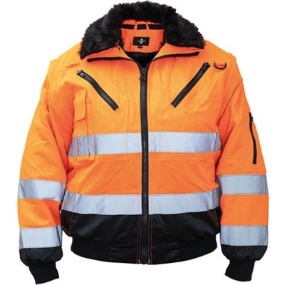Korntex Oslo Pilotní reflexní bunda 4 v 1 KX809S Signal Orange