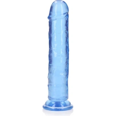 Shots Toys Джели дилдо Real Rock Crystal Clear 8" синьо