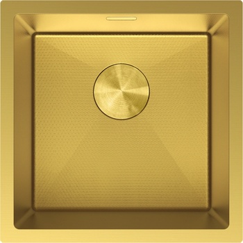 Mexen Trixo стоманена мивка с 1 отделение 440 x 440 мм, златен HC - 6413441000-55HC (6413441000-55HC)