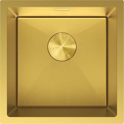 Mexen Trixo стоманена мивка с 1 отделение 440 x 440 мм, златен HC - 6413441000-55HC (6413441000-55HC)