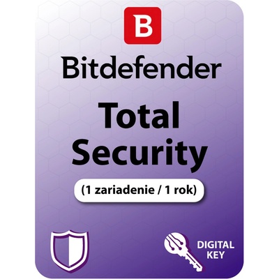 Bitdefender Total Security 1 lic. 12 mes.