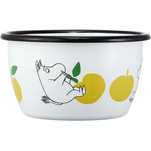 Muurla Miska Moomin Joyful Apples smalt bielo žltá 0,3 l