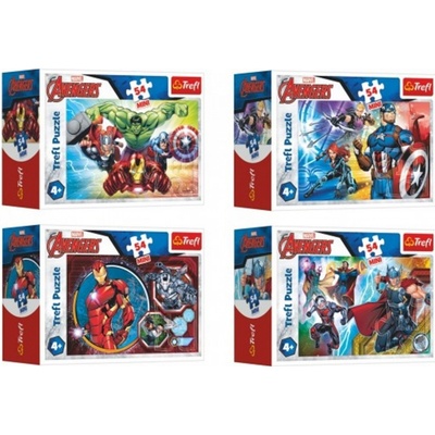 Trefl mini avangers 54166 54 dielov