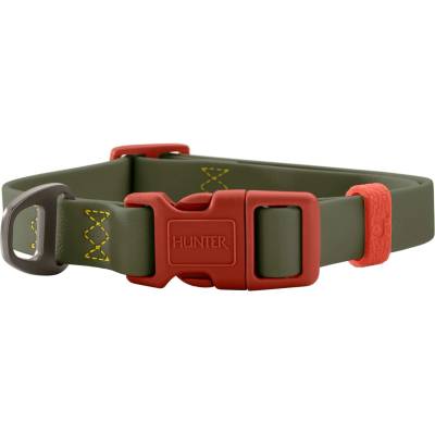 HUNTER Нашийник за куче Hunter Halsung Havanna Dog collar - Green / Orange - размер M 30-45 cm (057-0528-0311)
