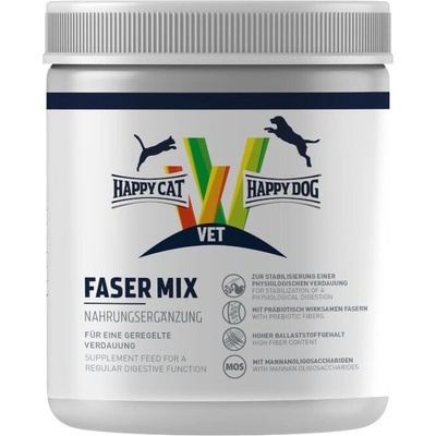 Happy Dog / Happy Cat VET Fibre Mix хранителна добавка за регулиране на храносмилането 150gr