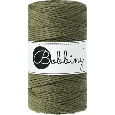 Bobbiny 3PLY Macramé Rope 3 mm 100 m Avocado юта (TS-E016)