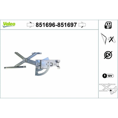 Zvedací zařízení oken VALEO 851696 851696