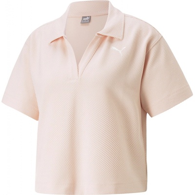 PUMA HER POLO TEE 67310866 Růžový