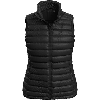 Stedman lux padded vest st5530 / Дамски подплатен елек - черен m (st5530blom)